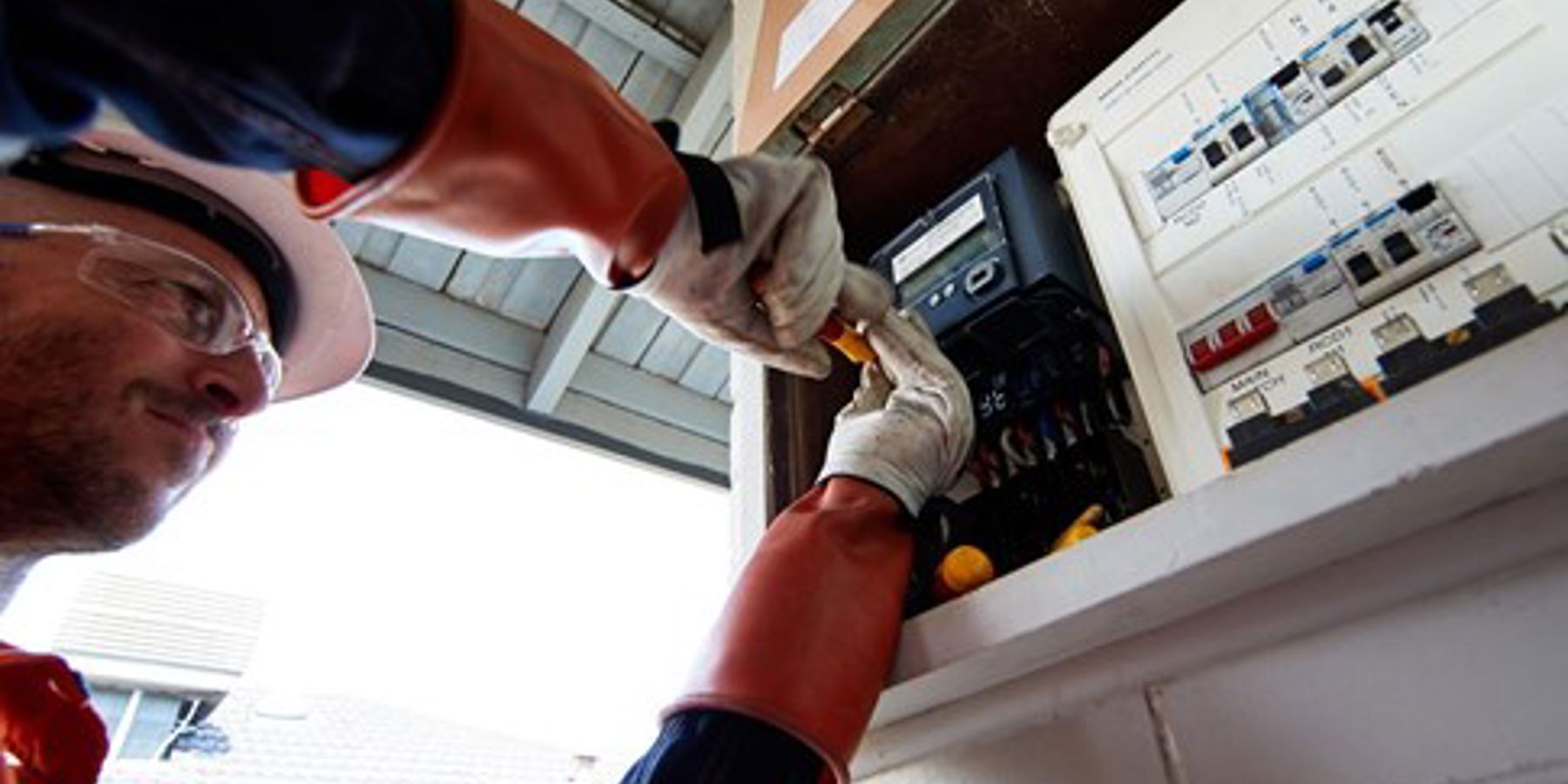meter installation in the meter box