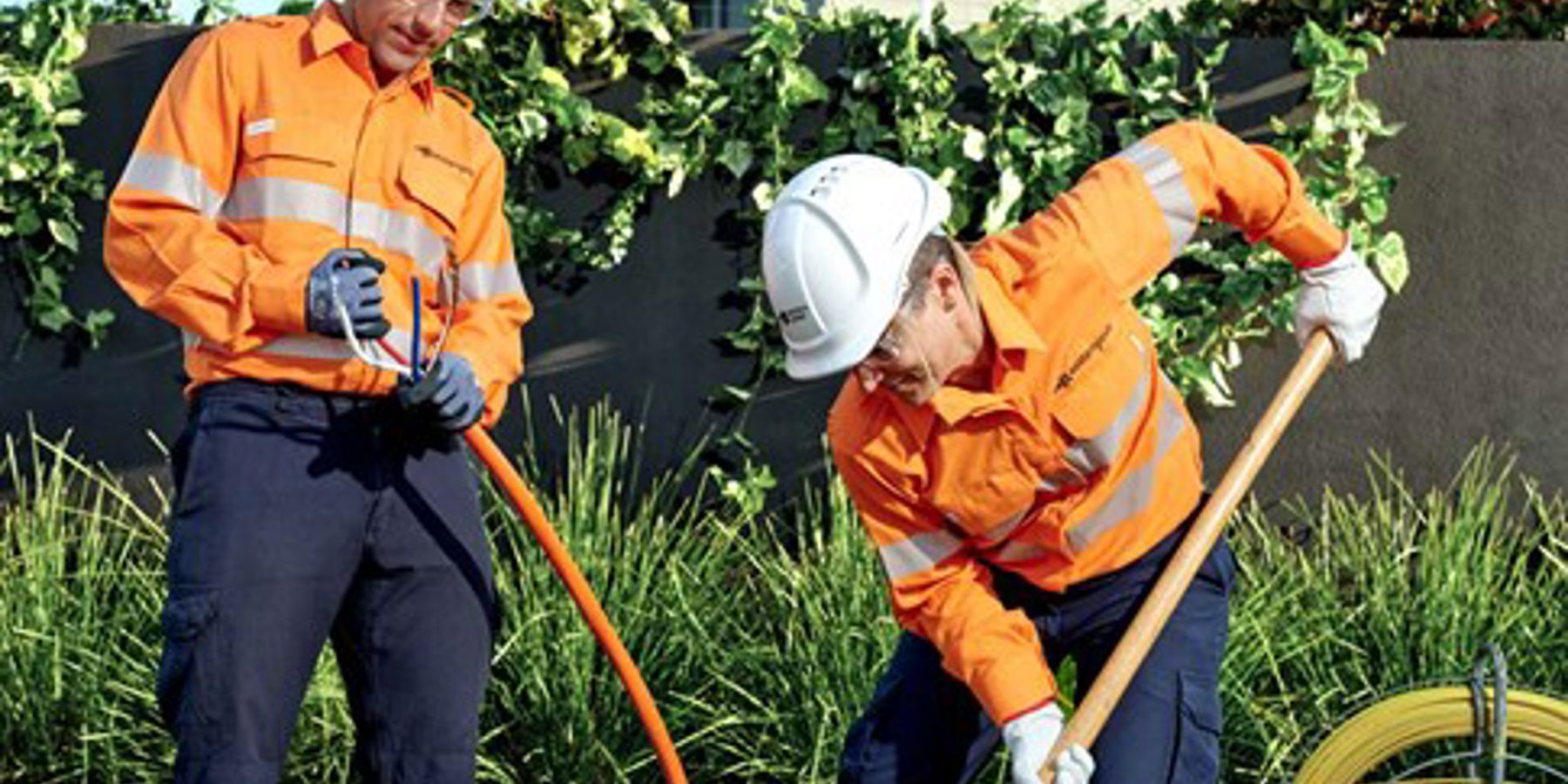 undergrounding activities in residential area