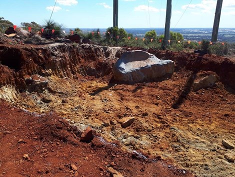 Clearing ground